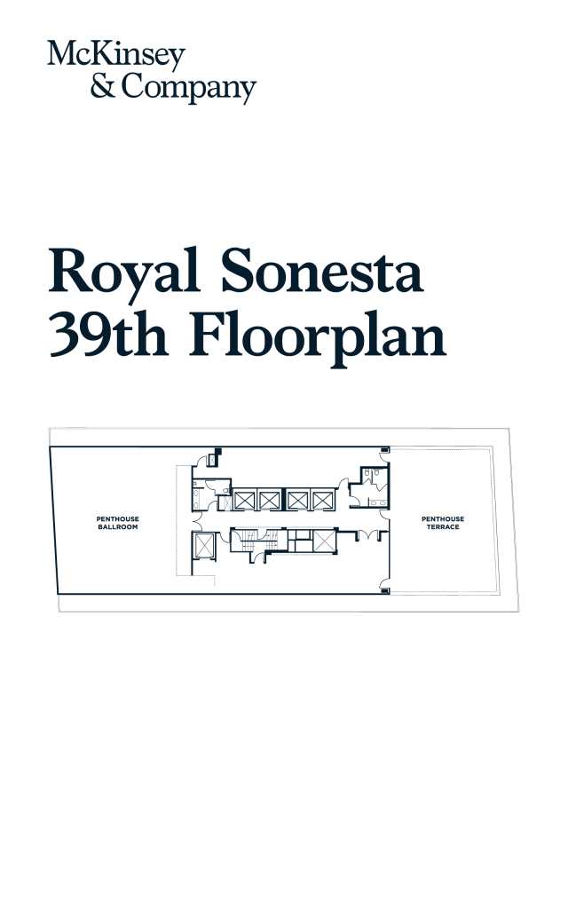 Royal Sonesta 39th Floorplan